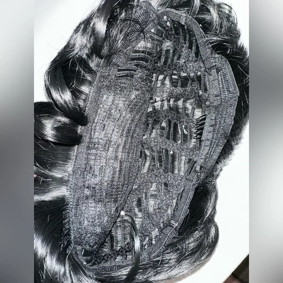 Glueless Short Black Curly Pixie Wig - Picture 7 of 7